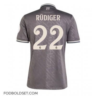 Real Madrid Antonio Rudiger #22 Tredjetrøje 2024-25 Kortærmet Real Madrid Antonio Rudiger #22 Tredjetrøje 2024-25 Kortærmet